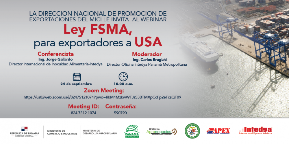 Ley FSMA, para exportadores a USA